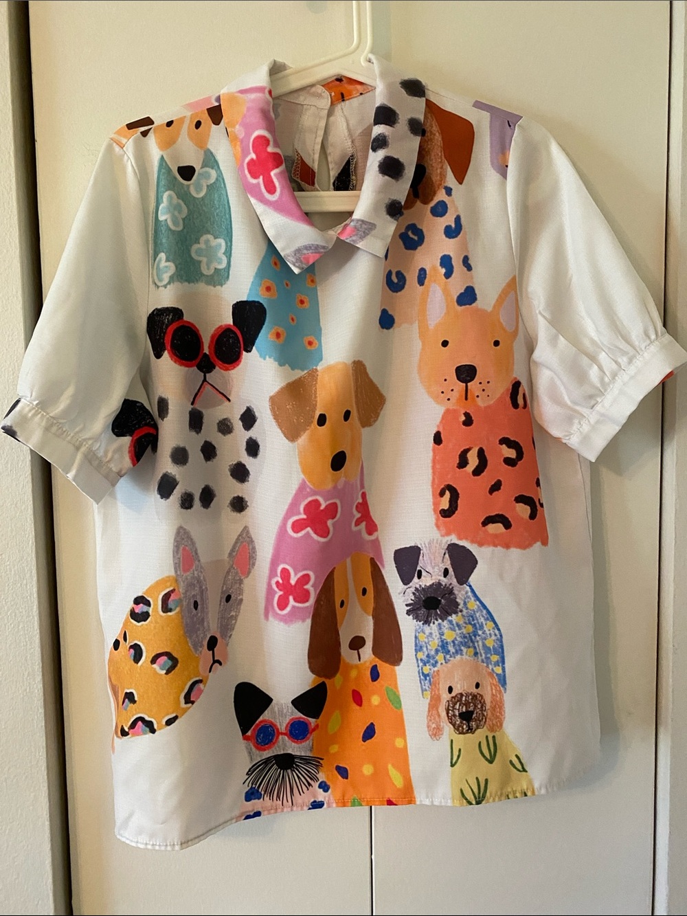 Whimsical Dog Blouse